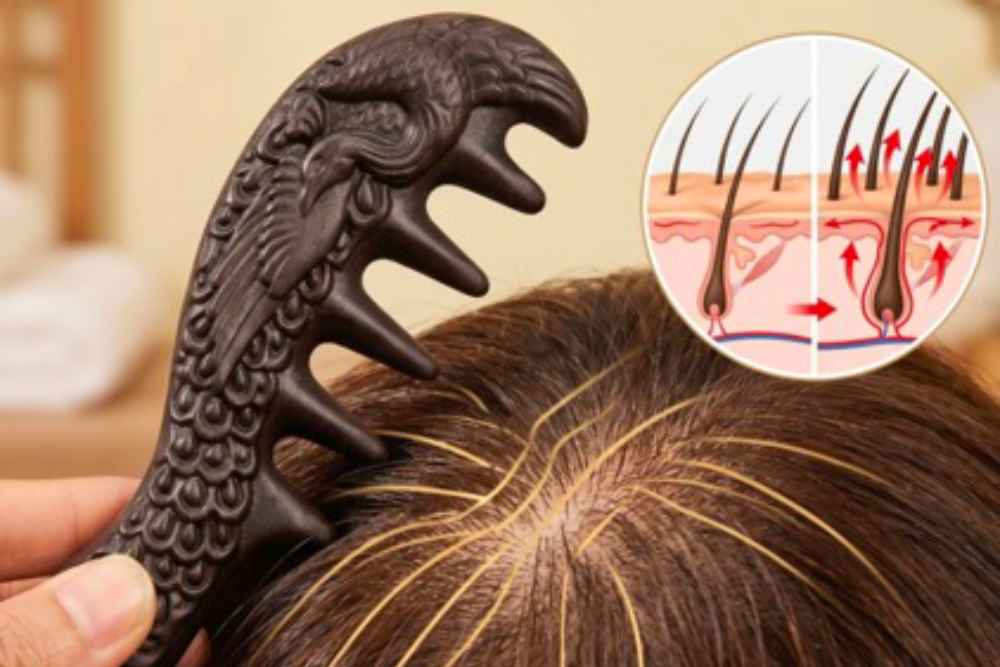 Benefits of combing your scalp