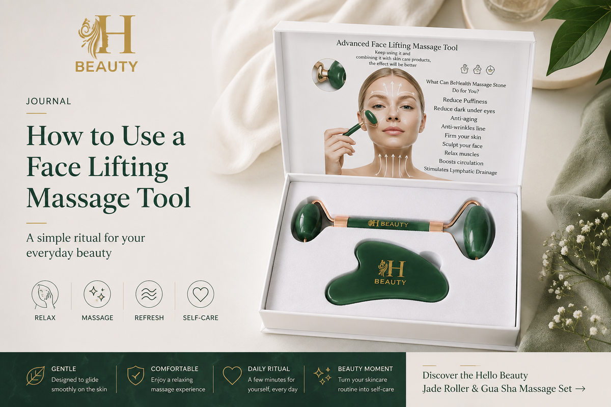 How to Use Your Jade Roller & Gua Sha | Hello Beauty Guide