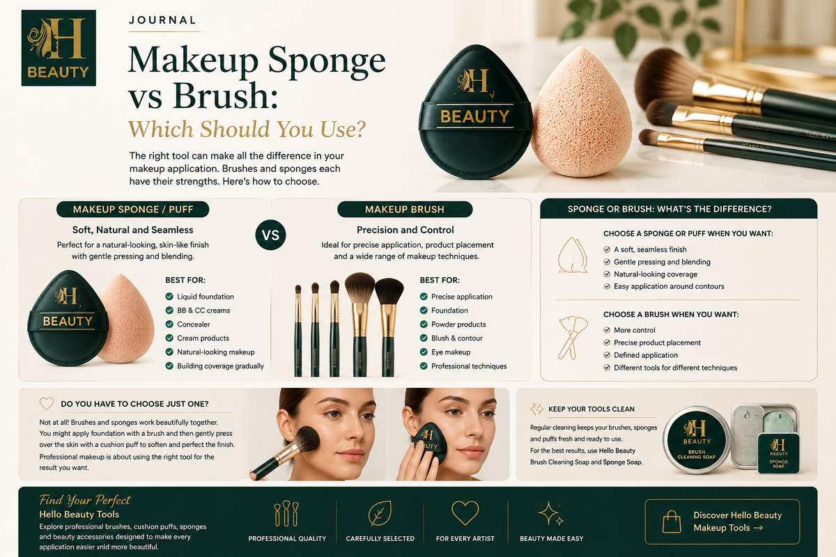 Makeup Sponge vs Brush: Which Should You Use?