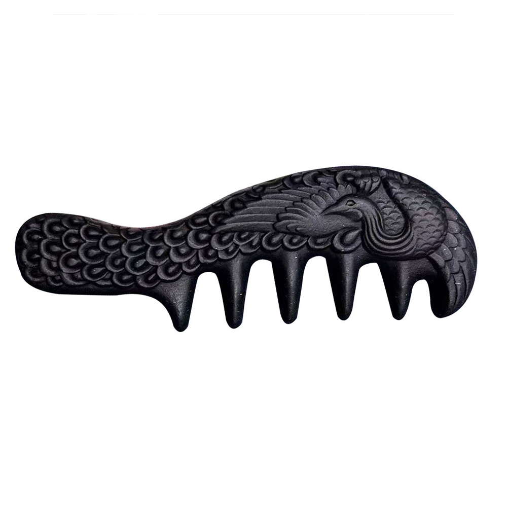 Handmade scented peacock comb