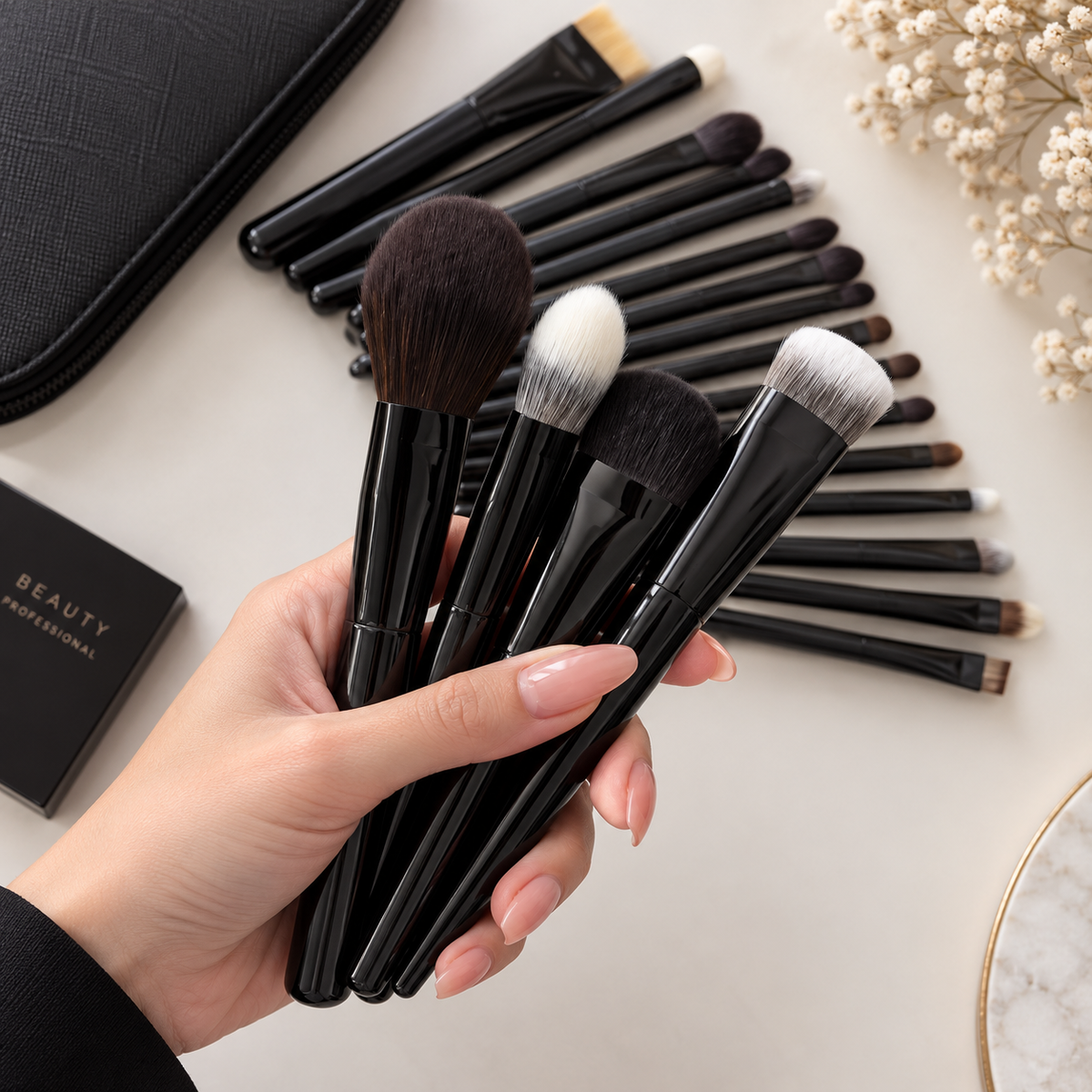Personalized Professional Makeup Brush Set – 21 Pieces