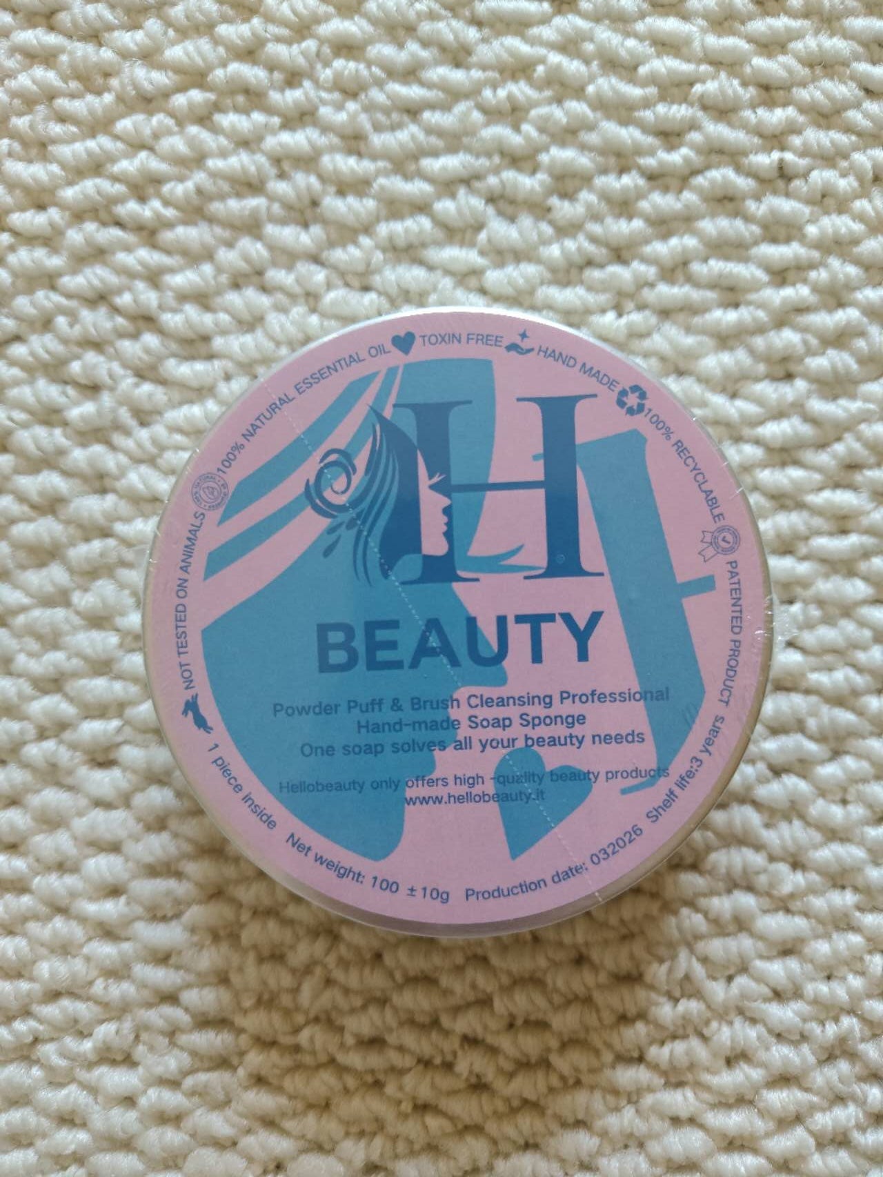 Makeup Brush & Powder Puff Cleansing Soap Sponge – Professional Packs